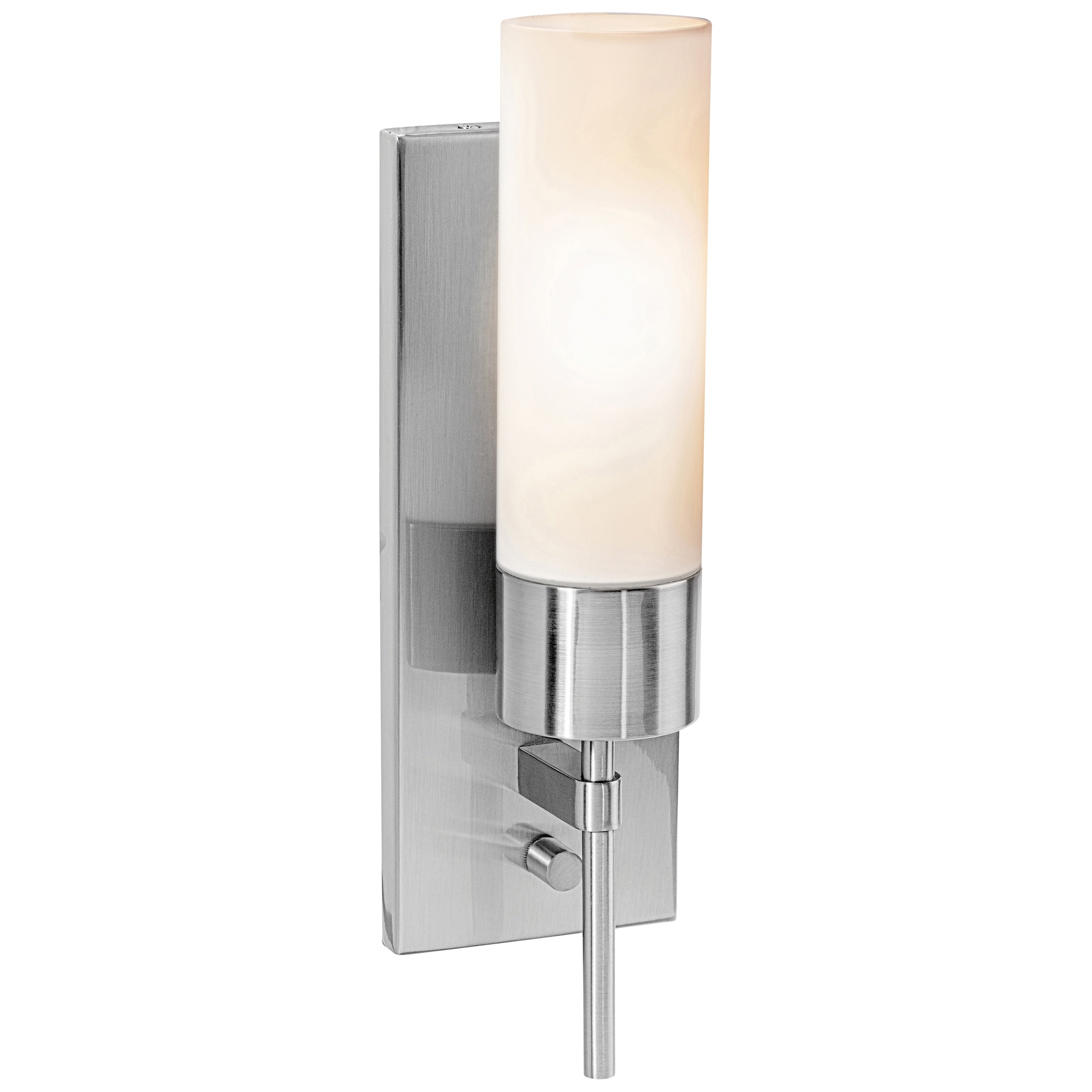 Access Lighting Iron 1 Light Brushed Steel Wall Sconce