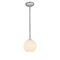 Access Lighting Japanese Lantern 8 Inch Steel Led Rod Pendant