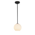 Access Lighting Japanese Lantern 8 Inch Bronze Led Rod Pendant