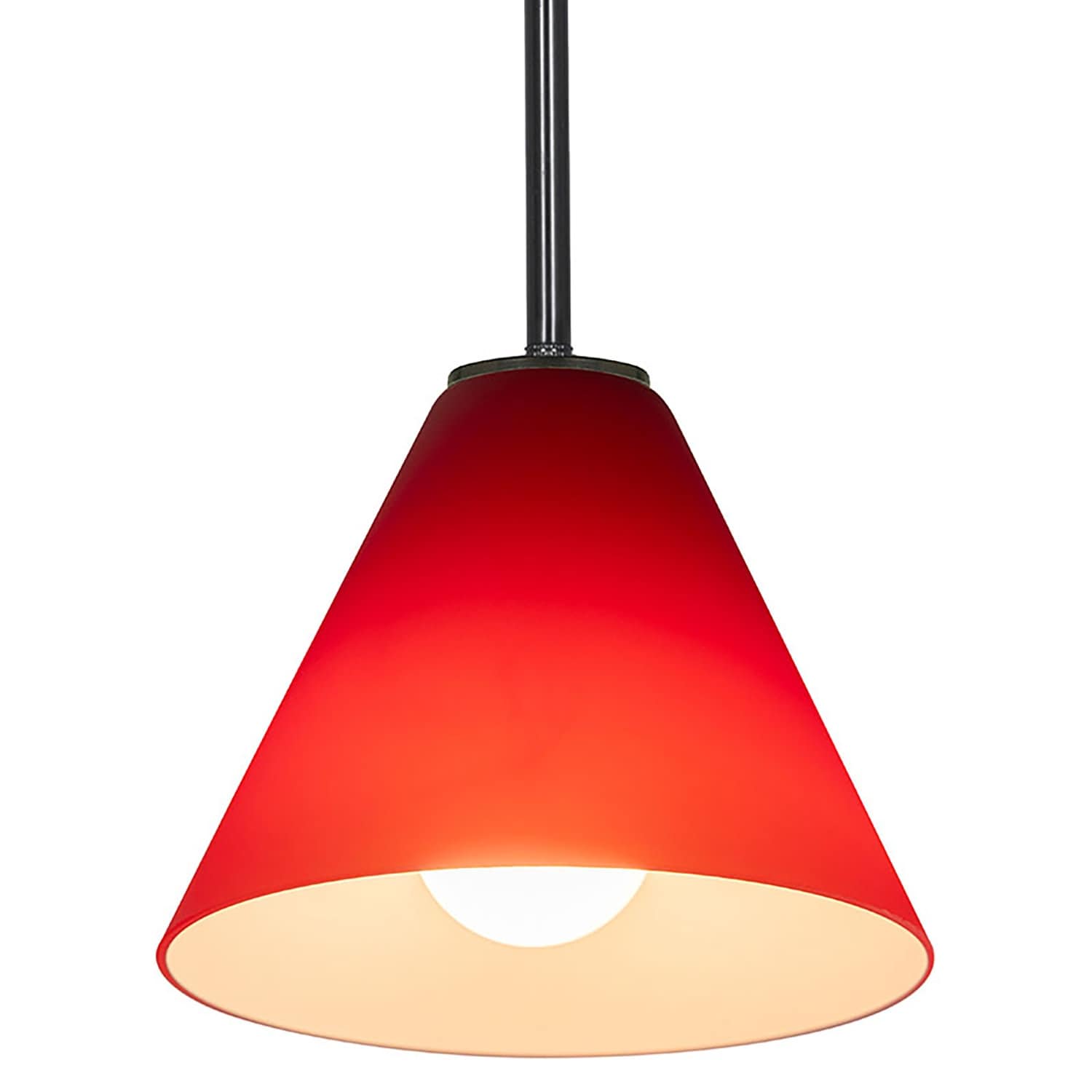 Access Lighting 28004 3R Red Martini 1 Light Led Pendant 7 Wide