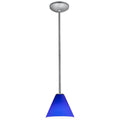 Access Lighting Martini Glass 1 Light Pendant With Rods