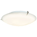 Access Lighting Zenon 2 Light 12 Inch Brushed Steel Flush Mount