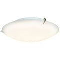 Access Lighting Zenon 3 Light 16 Inch Brushed Steel Flush Mount