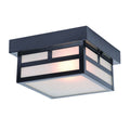 Acclaim Lighting Artisan Collection Ceiling Mount 1 Light Outdoor Matte Black Light Fixture
