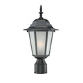 Acclaim Lighting Camelot Collection 1 Light Outdoor Matte Black Post Mount Light Fixture