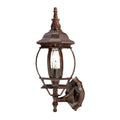 Acclaim Lighting Chateau Collection Wall Mount 1 Light Outdoor Burled Walnut Light Fixture