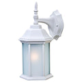 Acclaim Lighting Craftsman 2 Collection Wall Mount 1 Light Outdoor Textured White Light Fixture