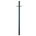 Acclaim Lighting Direct Burial Lamp Posts Collection 7 Foot Matte Black Smooth With Crossarm Lamp Post