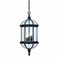 Acclaim Lighting Dover Collection Outdoor 3 Light Matte Black Hanging Lantern