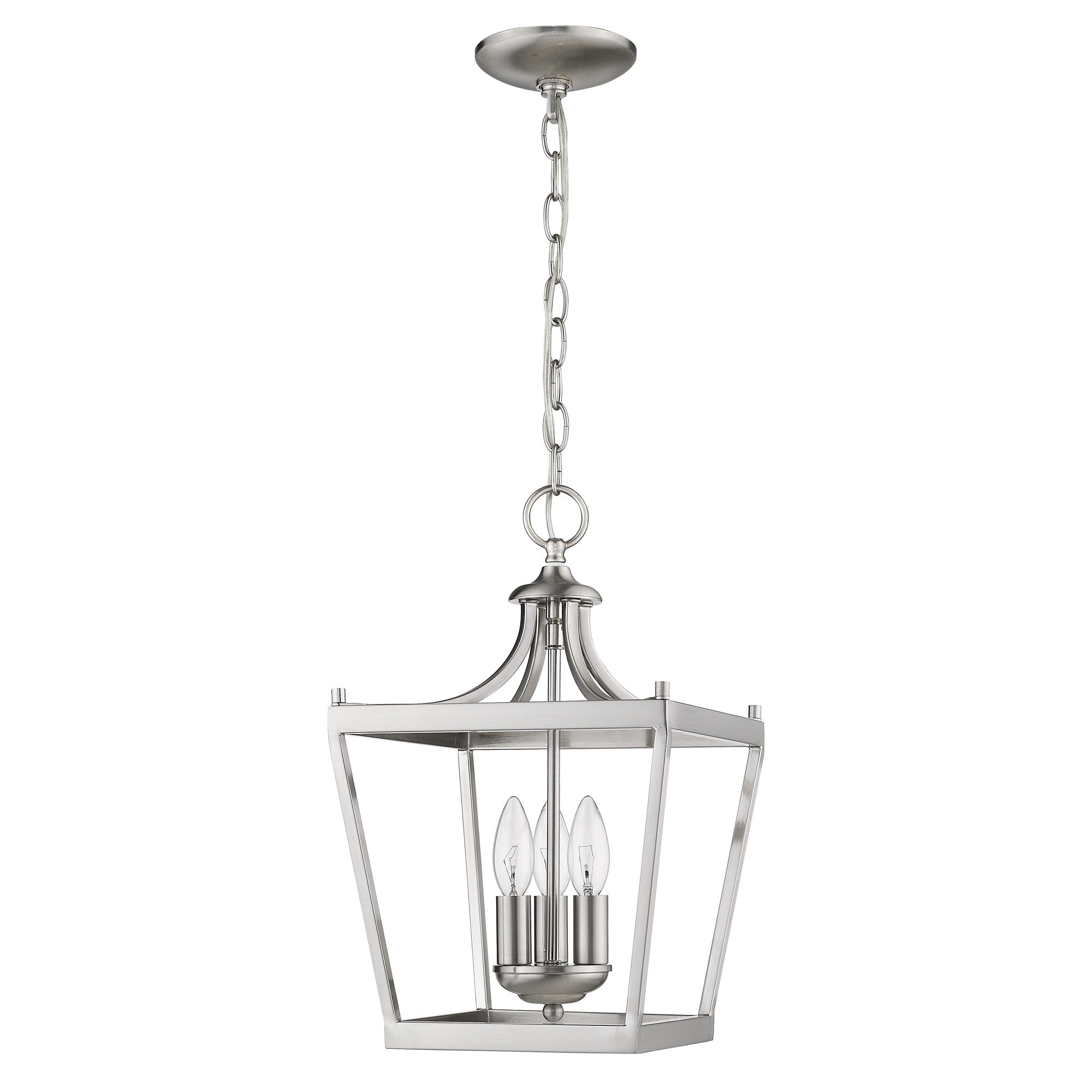 Acclaim Lighting Kennedy 3 Light Satin Nickel Chandelier