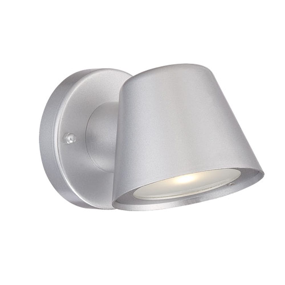 Acclaim Lighting Led Wall Sconces Collection Wall Mount 1 Light Outdoor Brushed Silver Light Fixture