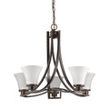 Acclaim Lighting Mia Indoor 5 Light Mini Chandelier W Glass Shades In Oil Rubbed Bronze
