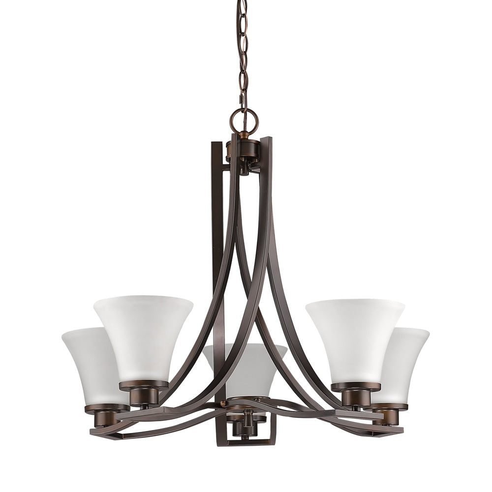 Acclaim Lighting Mia Indoor 5 Light Mini Chandelier W Glass Shades In Oil Rubbed Bronze