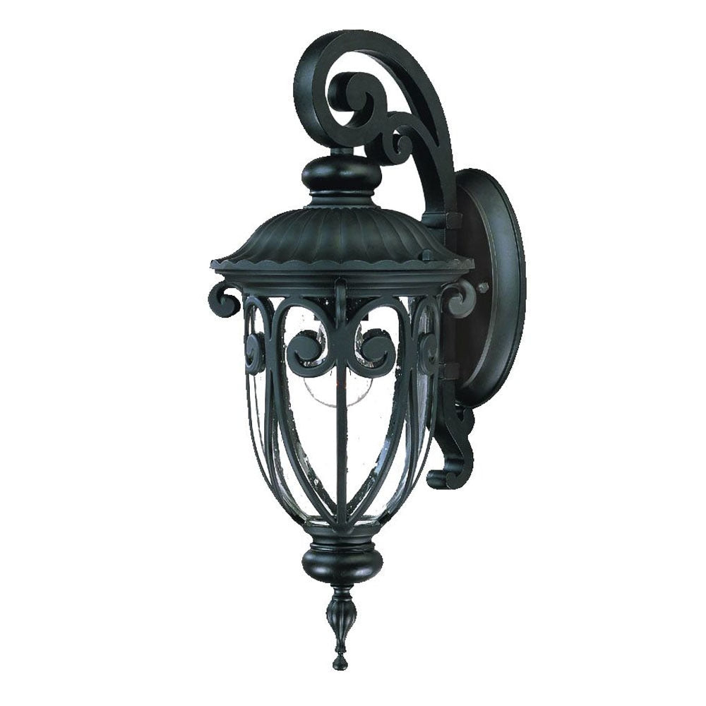 Acclaim Lighting Naples Collection 18 Inch 1 Light Outdoor Matte Black Wall Light