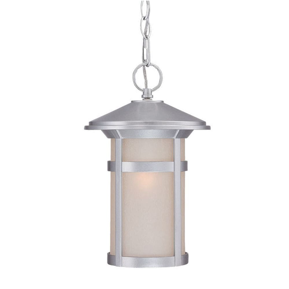 Acclaim Lighting Phoenix Collection Hanging Lantern 1 Light Outdoor Brushed Silver Light Fixture