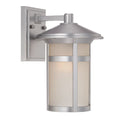 Acclaim Lighting Phoenix Collection Wall Mount 1 Light Outdoor Brushed Silver Light Fixture