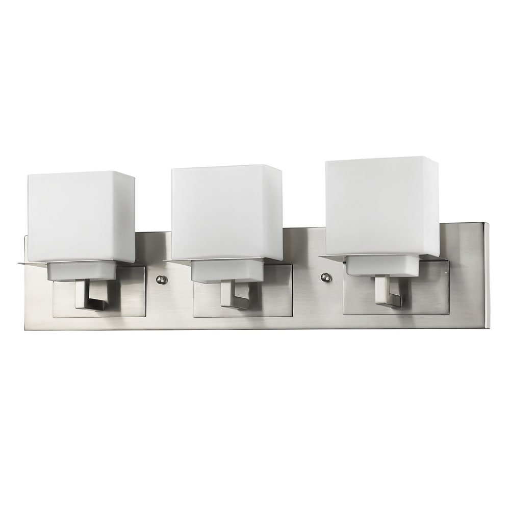Rampart 3 Light Satin Nickel Bath Light Satin Nickel