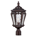 Acclaim Lighting Stratford Collection Post Mount 1 Light Outdoor Architectural Bronze Light Fixture