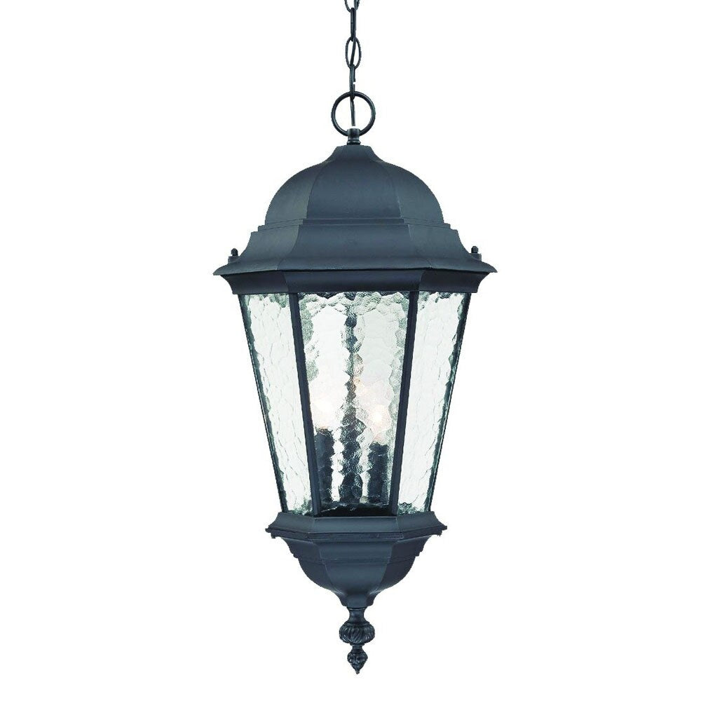 Acclaim Lighting Telfair Collection Hanging Lantern 3 Light Outdoor Matte Black Light Fixture