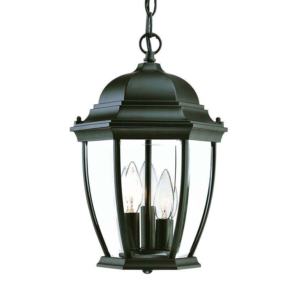 Acclaim Lighting Wexford Collection Hanging Lantern 3 Light Outdoor Matte Black Light Fixture