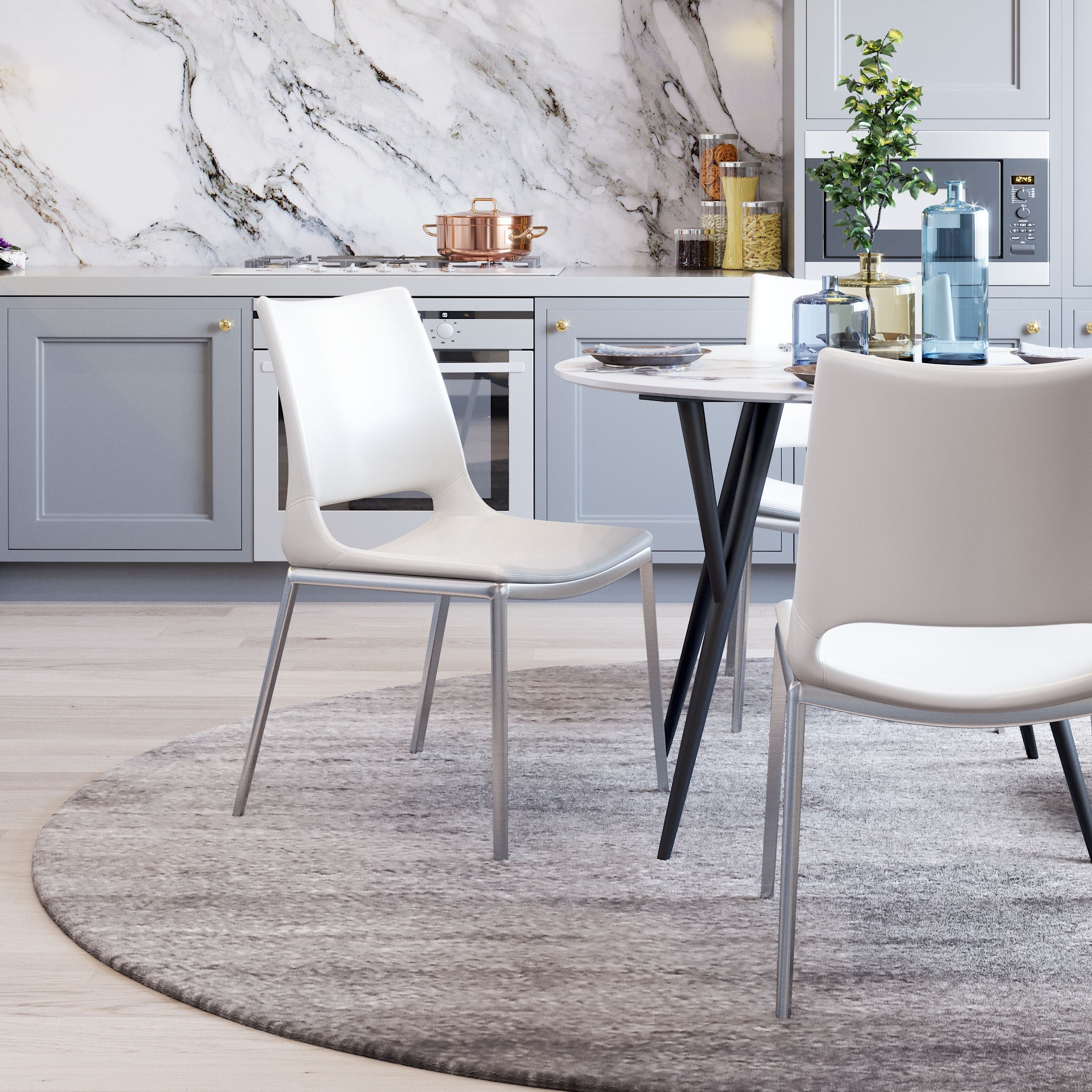 Ace Dining Chair White Set Of 2