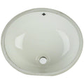 Ackland Akkps Undovl 1714 Sb 19 1 2 Oval Porcelain Undermount