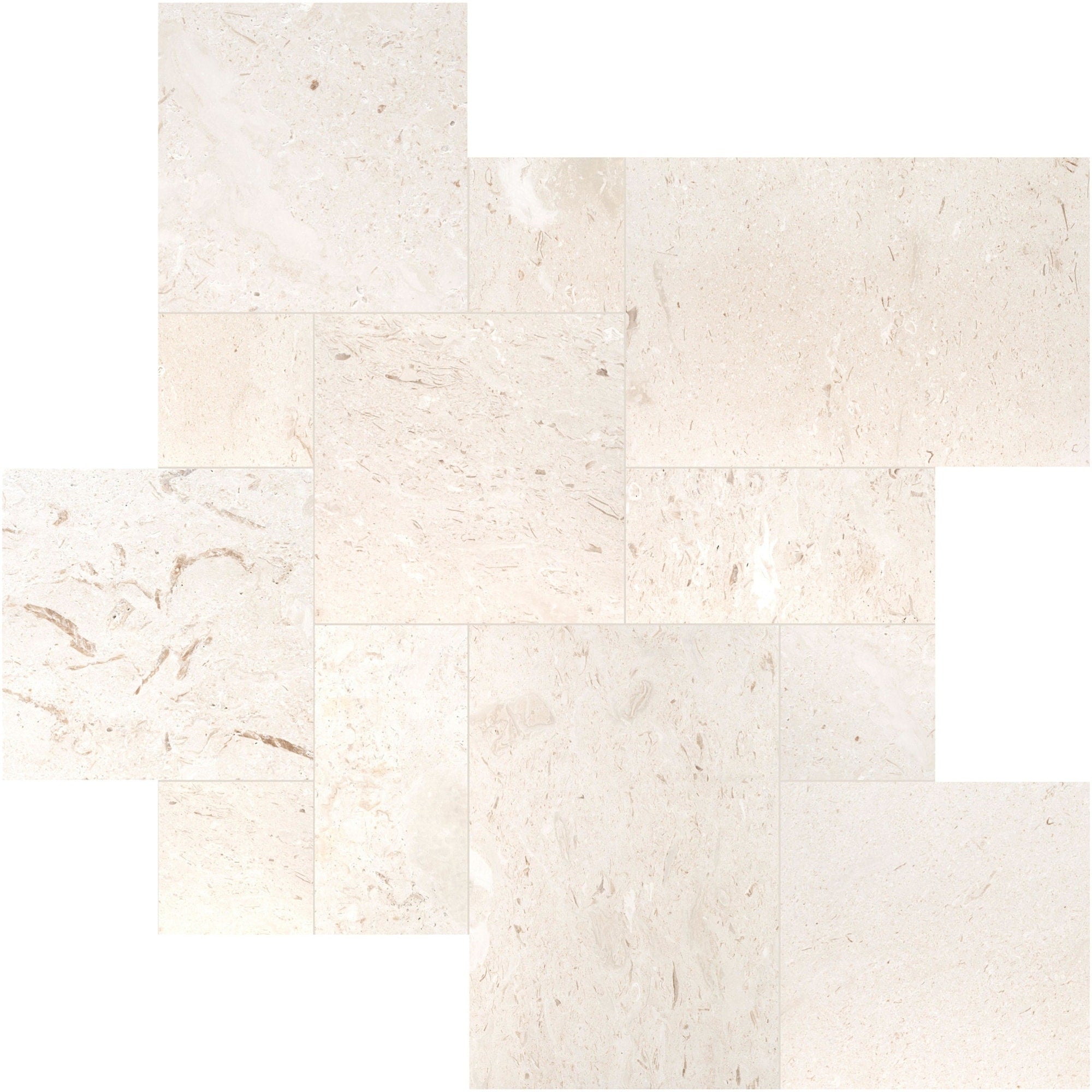 Ackland Akllp10Kt Pl Tumbled Pattern Limestone Paver Kit Sold By Tavina Mist