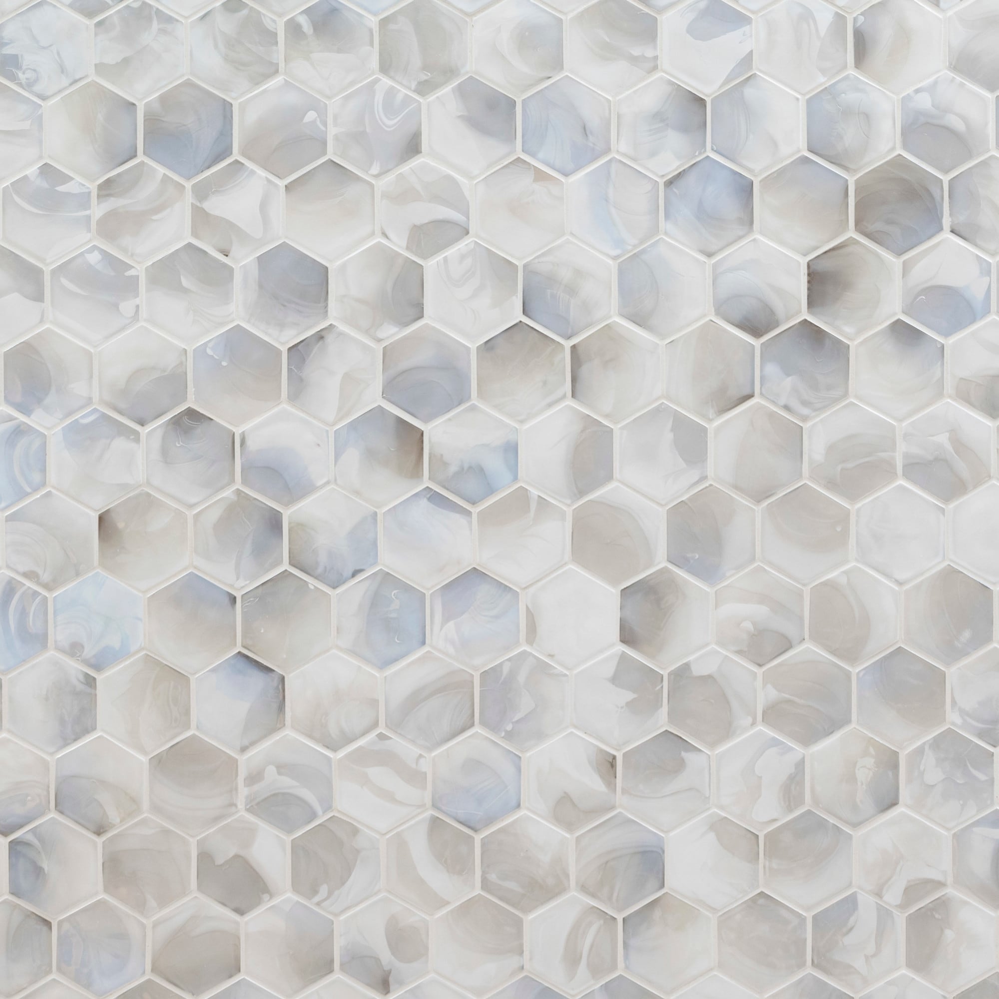 Ackland Akm G 3X3Hx Ca 12 X 12 Glass Geometric Wall Mosaic Tile Elyra Perla