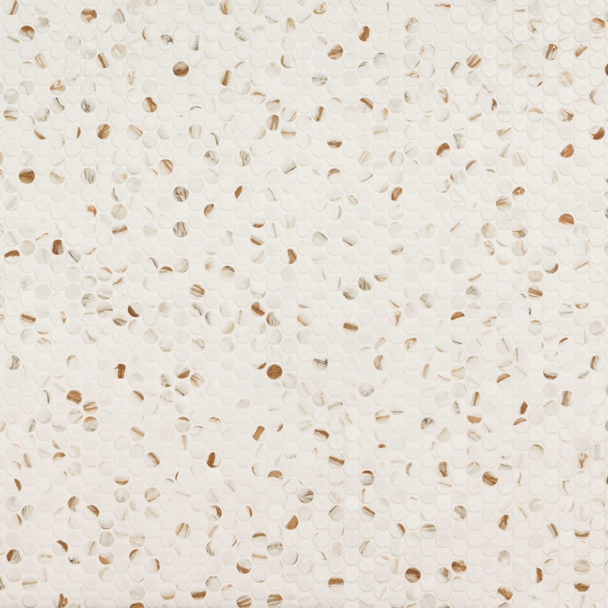 Ackland Akm P 12X10Rdm Ca 10 X 12 Porcelain Penny Floor And Wall
