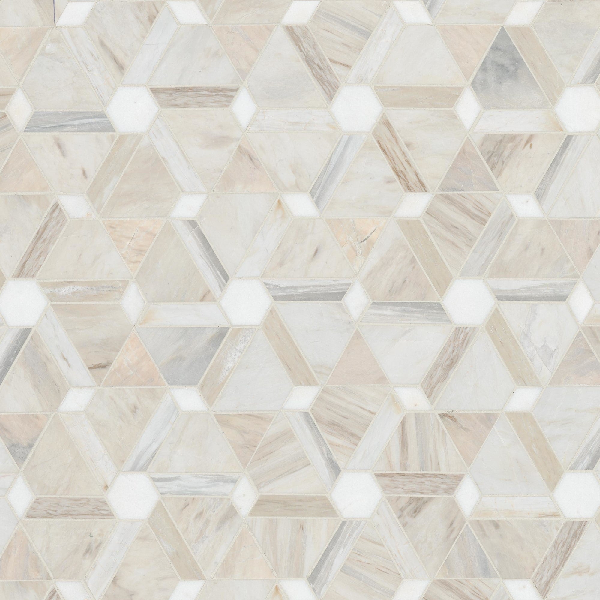 Ackland Akm S 12X11Bap Ca 11 X 12 Marble Geometric Floor And Wall Auralie