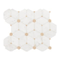 Ackland Akm S 13X11Ptp Ca 11 X 13 Marble Geometric Wall Mosaic Tile Lucera Ceville