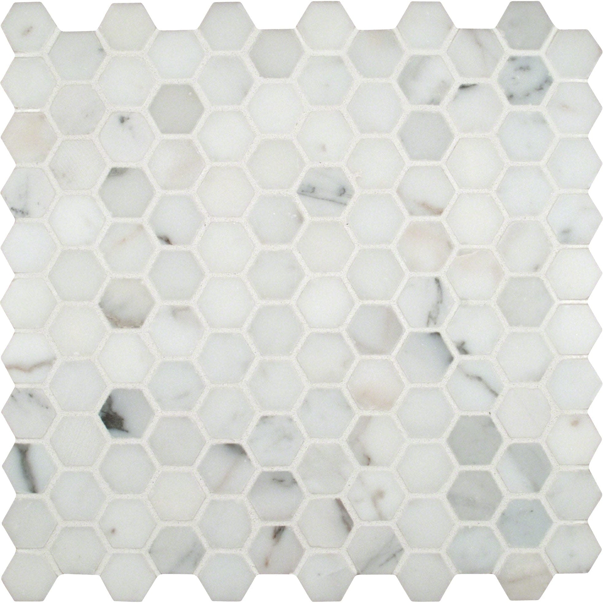 Ackland Akm S 1X1Hxp Ca 12 X 12 Marble Geometric Floor And Wall