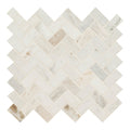 Ackland Akm S 1X2Hbh Ca 12 X 12 Marble Herringbone Floor And Wall Terra Bella
