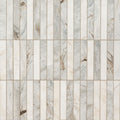 Ackland Akm S 2X12Swh Ca 12 X 12 Marble Linear Floor And Wall Mosaic Castella De Blanc