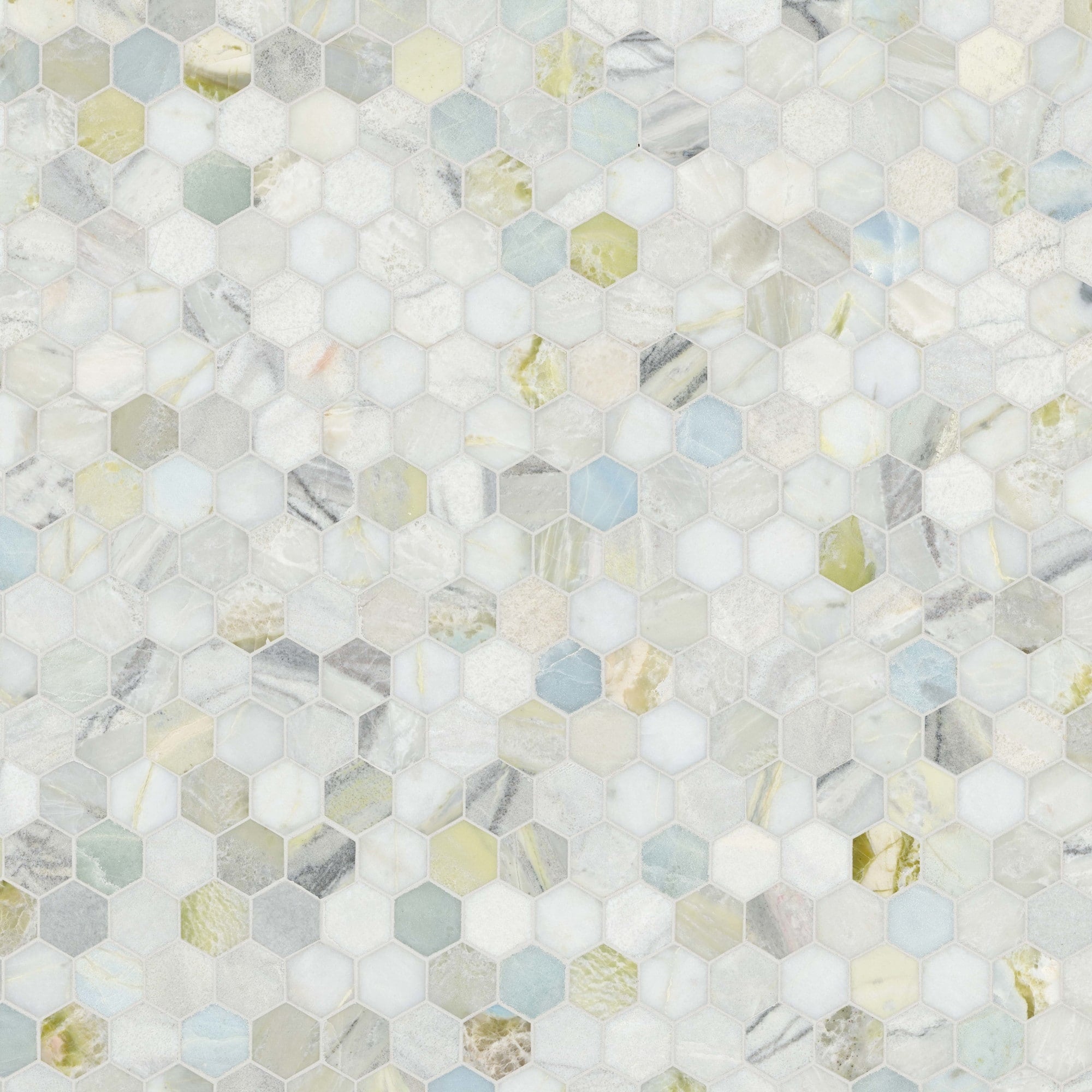 Ackland Akm S 2X2Hxp Ca 12 X 12 Marble Geometric Floor And Wall