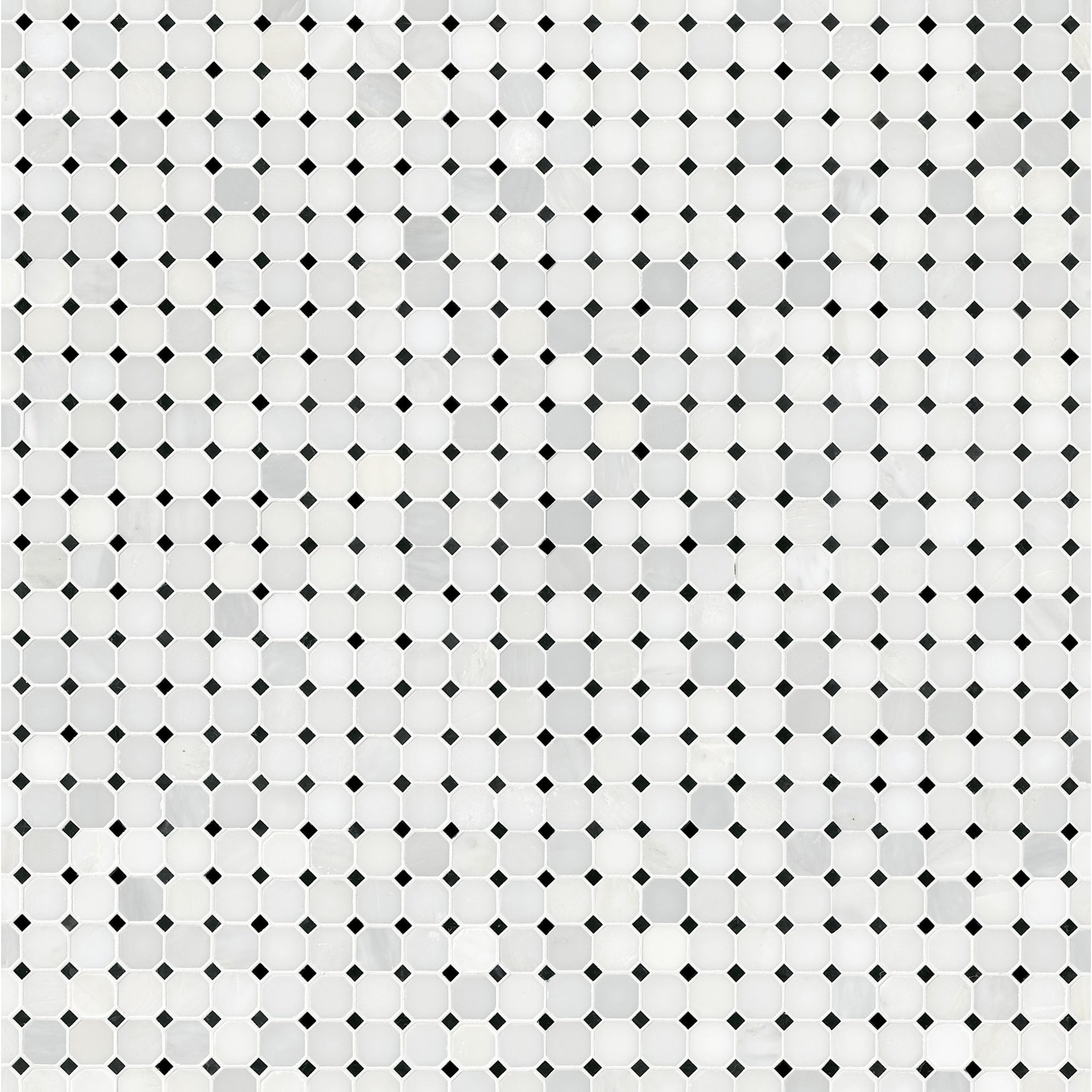 Ackland Akm S 2X2Ocp Ca 12 X 12 Marble Dot Mounted Mosaic Tile Iona Mist