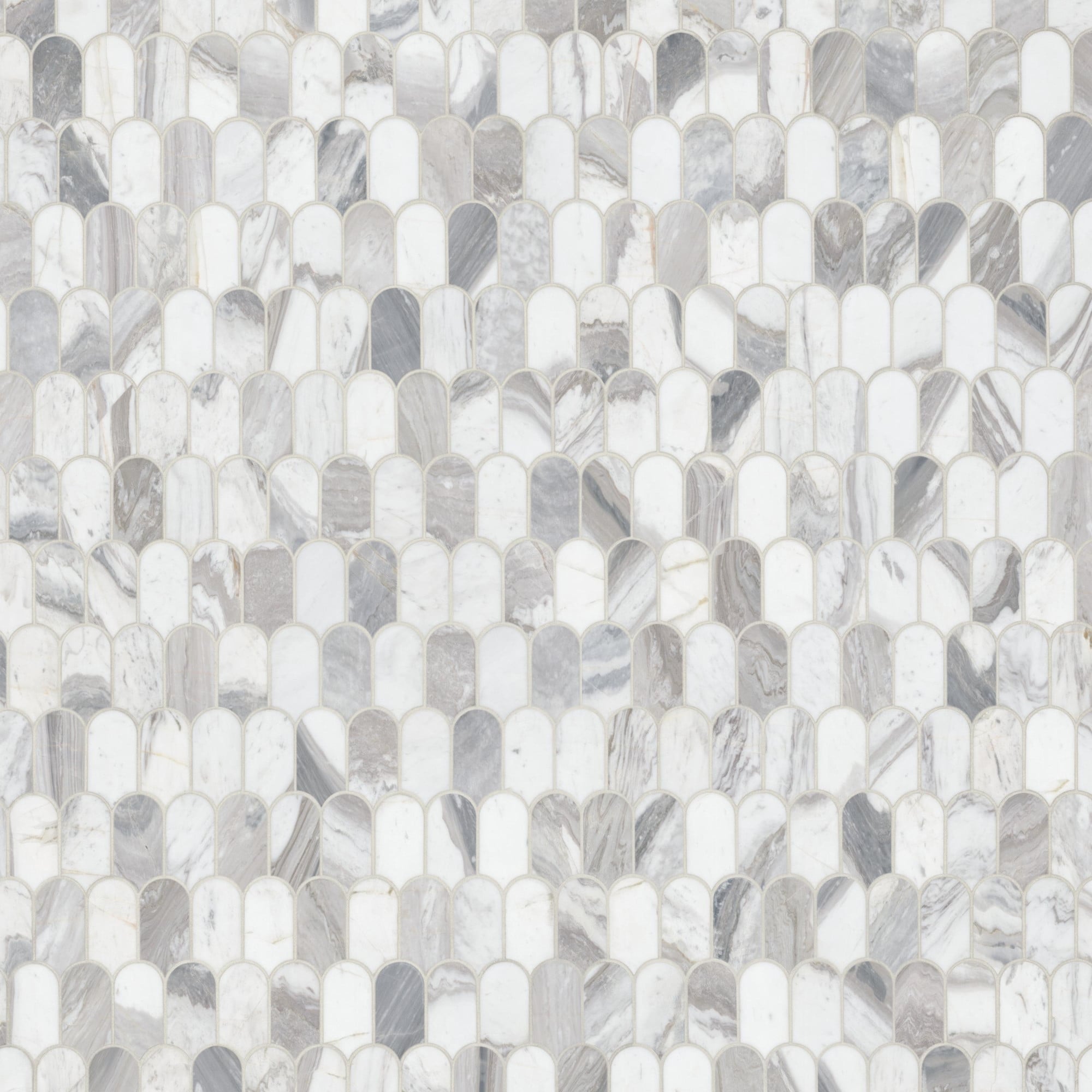 Ackland Akm S 2X3Scp Ca 12 X 12 Marble Wave Floor And Wall Mosaic Linarra
