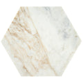 Ackland Akm S 8X8Hth Ca 8 X 9 Marble Geometric Floor And Wall Tile Castella De Blanc