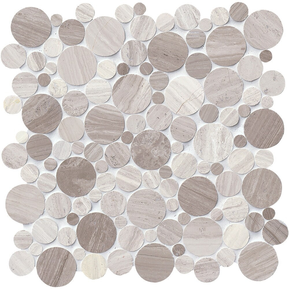 Ackland Akm S Ma12X12Pbp Ca Marvella 12 X 12 Marble Pebble And