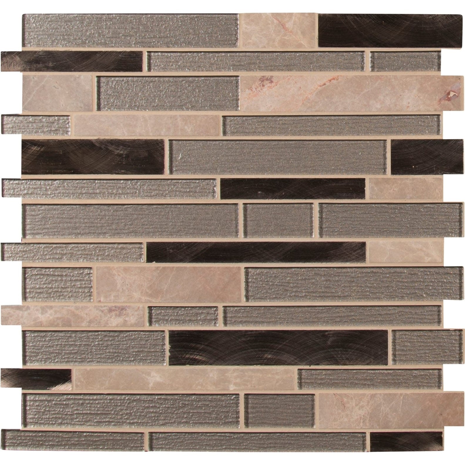 Ackland Akm Sgm 12X12Ilx Ca 12 X 12 Glass And Metal And Stone Linear