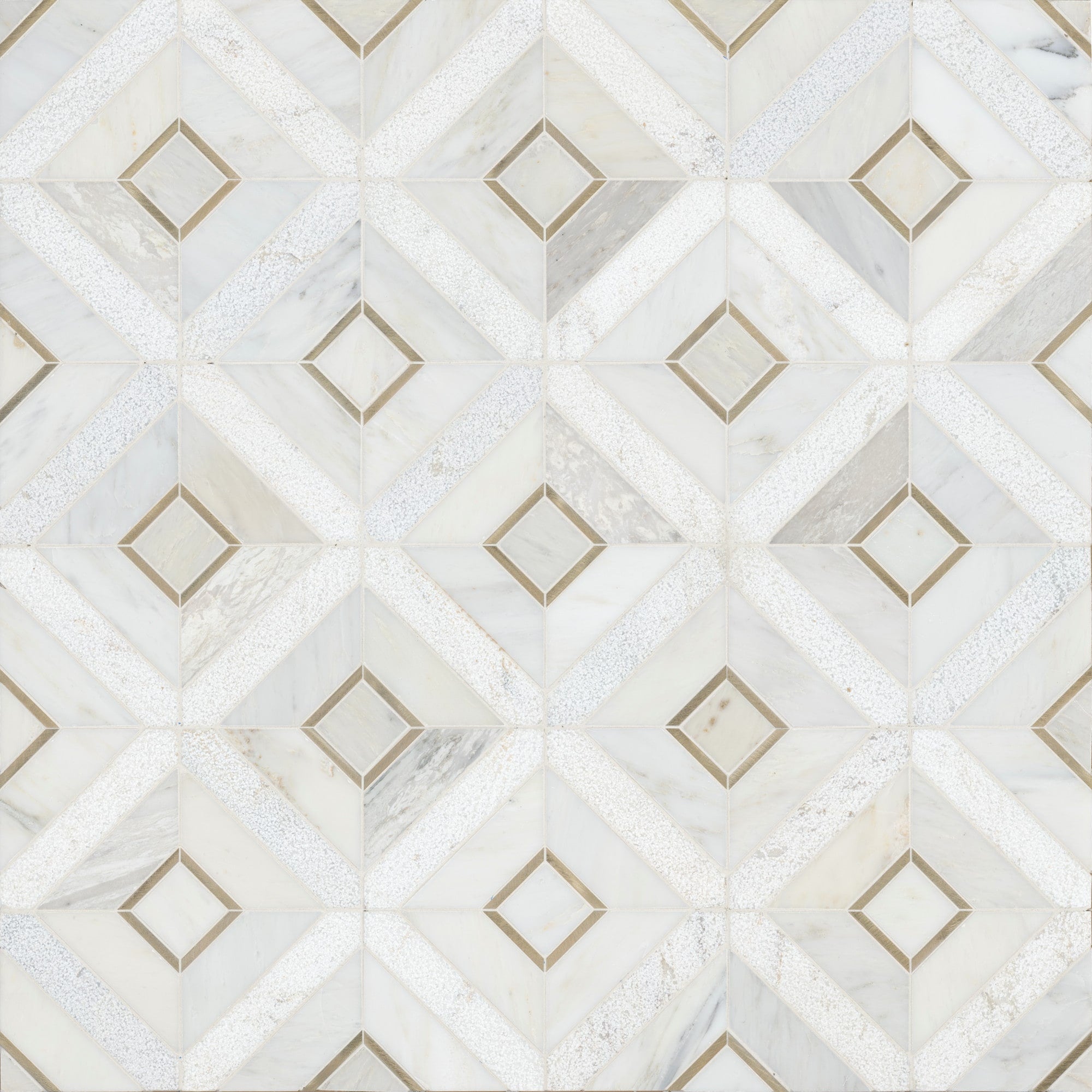 Ackland Akm Sm Ar12X12Ptx Ca Artemis 12 X 12 Metal And Stone Alabrix Oro
