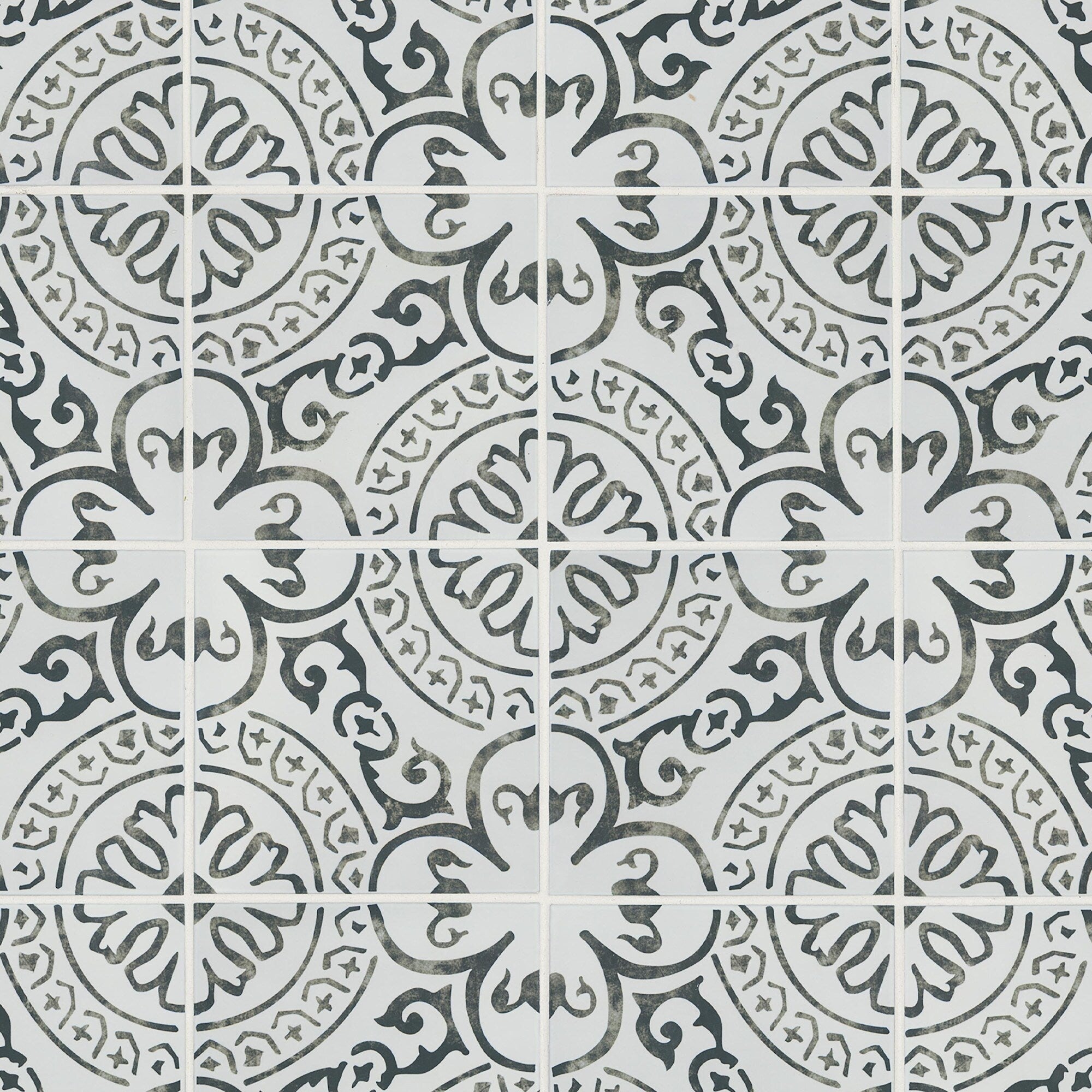 Ackland Aknptama8X8M Ca Amara 8 X 8 Porcelain Encaustic Floor And