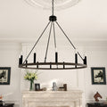 Acroma 12 Light Modern Farmhouse Candle Style Ceiling Lighting For Dining Room