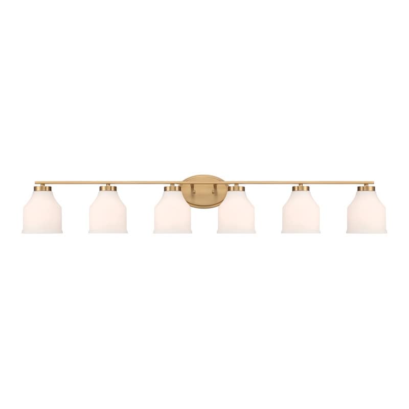 Acroma 6 Light Modern Black Bathroom Vanity Light Fixtures
