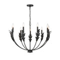 Acroma Black Vintage Leaf Pattern Pendant Light Ideal For Living Room Lighting
