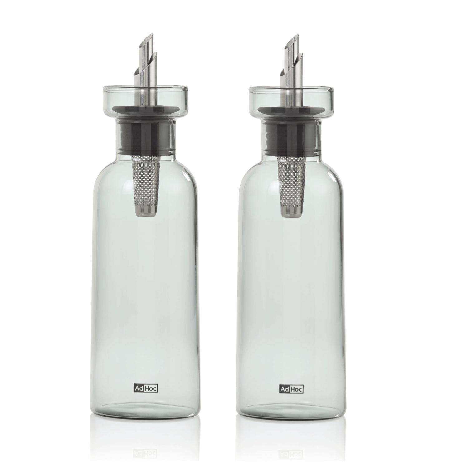 Adhoc Oil And Vinegar Dispenser Set Aromapour Grey 10.1Oz