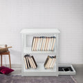 Adams 3 Shelf Bookcase With Concealed Sliding Track