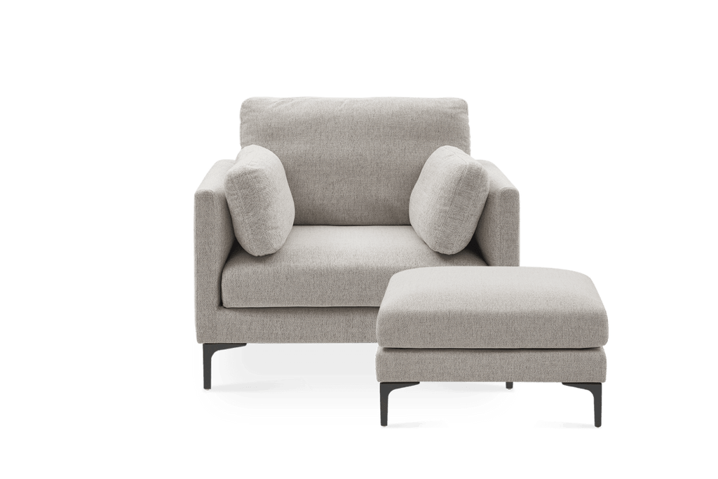 Adams Armchair with Ottoman