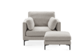 Adams Armchair with Ottoman