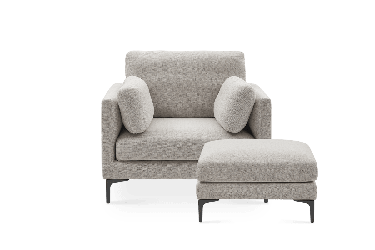 Adams Armchair with Ottoman